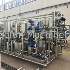 Máquina de esterilização de suco de manga, leite Uht / placa / equipamento com certificado CE
