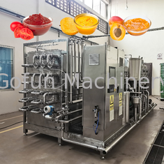 Pasteurizador da pasta de tomate/doce industriais do fruto que processa a máquina do esterilizador